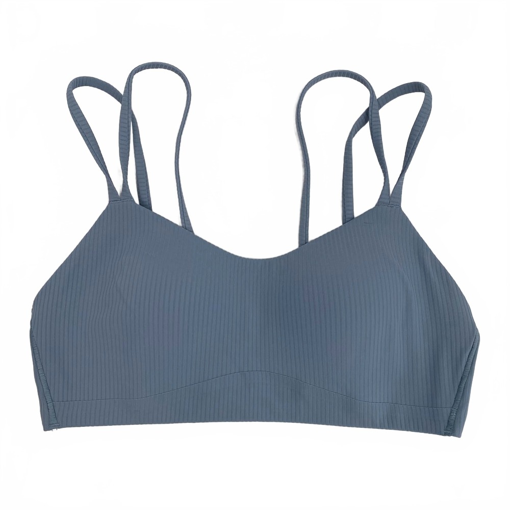 lululemon Light Blue Like a Cloud Strappy Sports Bra | OS Regular